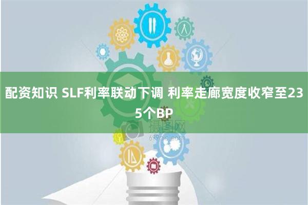 配资知识 SLF利率联动下调 利率走廊宽度收窄至235个BP