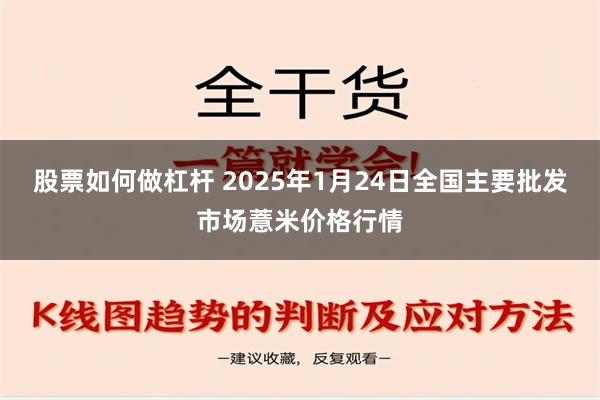 股票如何做杠杆 2025年1月24日全国主要批发市场薏米价格行情